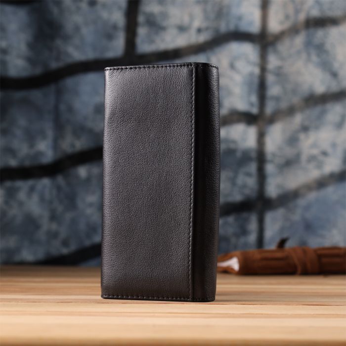 Гаманець ST Leather З натуральної шкіри Чорний (23088) зображення 11