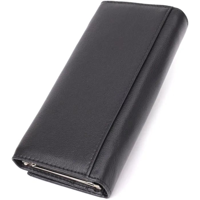 Гаманець ST Leather З натуральної шкіри Чорний (23088) зображення 2