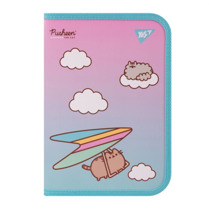 Папка для тетрадей Yes пластиковая на молнии Pusheen Stormy В5 (492204)