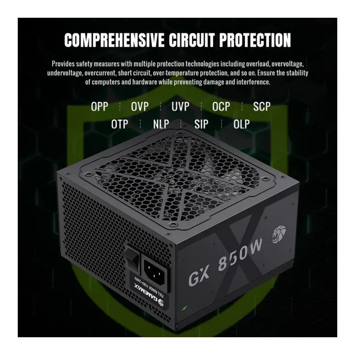 Блок живлення Gamemax 850W (GX 850GF) зображення 5