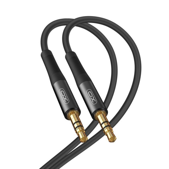 Кабель мультимедийный 3.5mm M to 3.5mm M 1.0m black XO (NBR175A-BK)