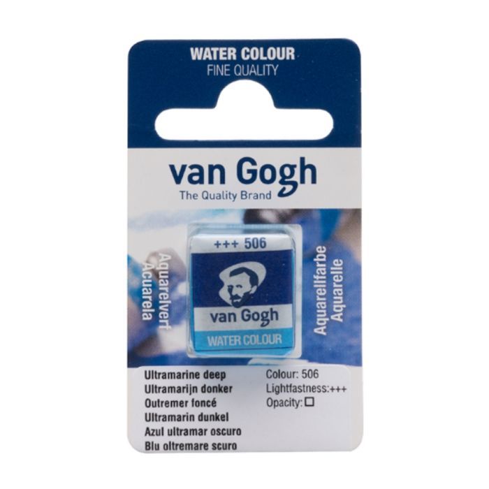 Акварельные краски Royal Talens Van Gogh (506), Ультрамарин темний, кювета (8712079419295)