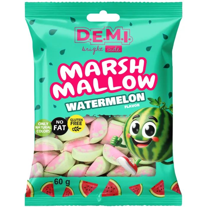 Маршмеллоу Demi Кавун 60 г (de.22415)