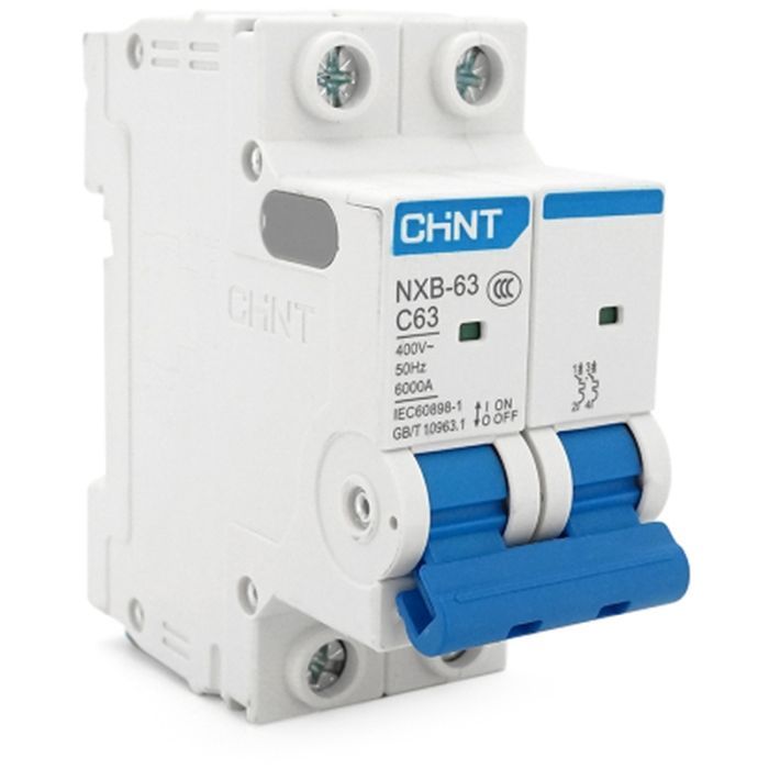 Автоматичний вимикач CHINT NXB-63-2P-C63