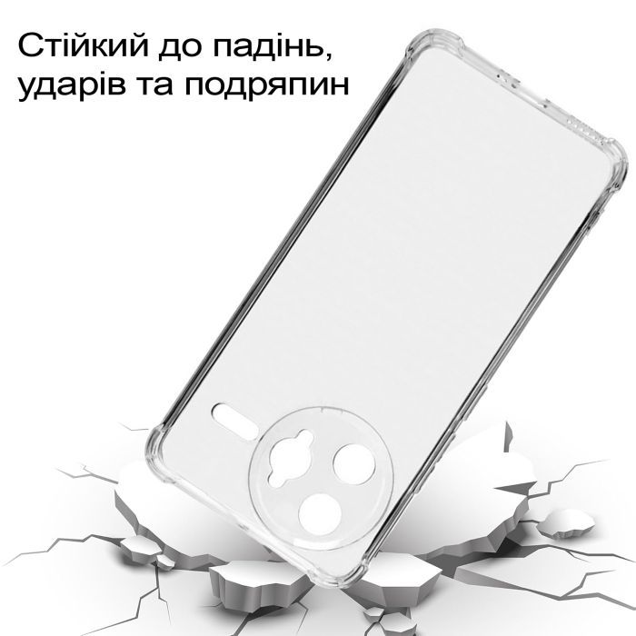 Чохол до мобільного телефона BeCover Anti-Shock Poco F7 Ultra Clear (713808) зображення 3