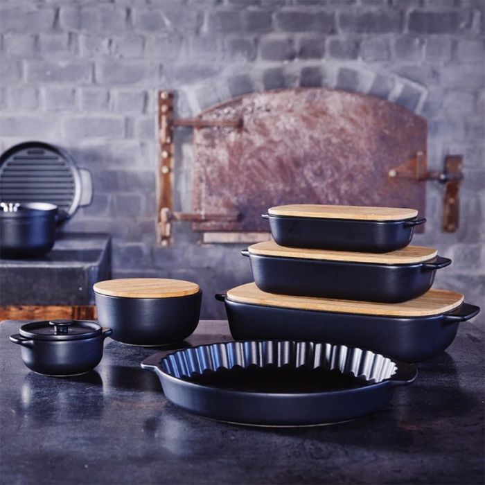 Форма для випікання KitchenAid Matte Oven-to-table, керамогранітна, Medium, 31x18.5x6 см (CC004969-001) зображення 6