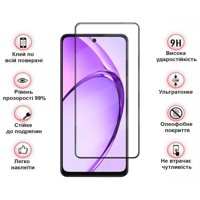 Скло захисне BeCover Oppo Reno14 5G Black (713933) зображення 3