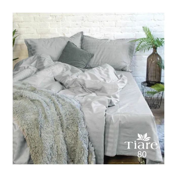 Постельное белье Tiare 80 Сатин Страйп Цветной двуспальный (80 Stripe_dv)