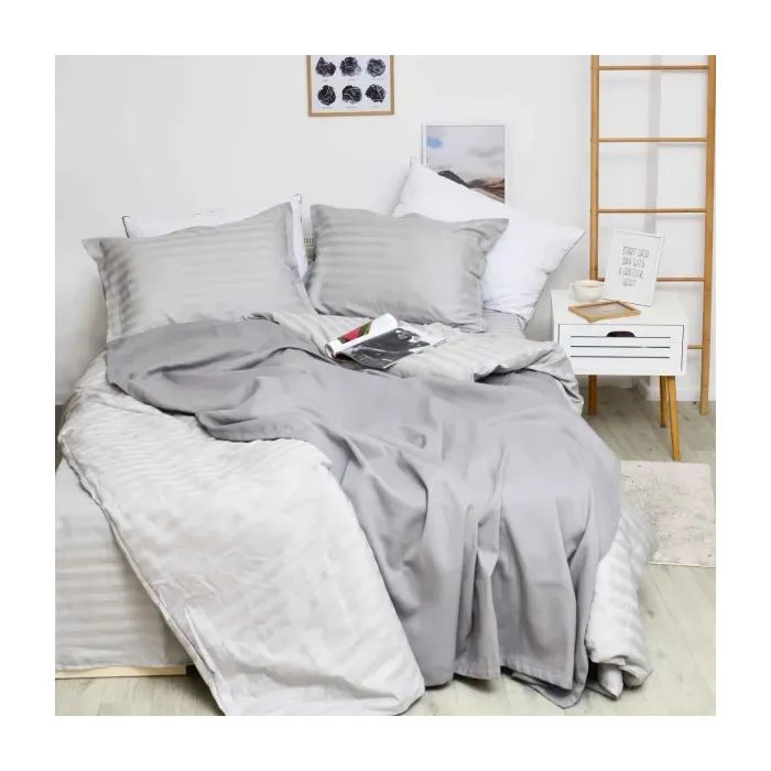 Постельное белье Tiare 80 Сатин Страйп Цветной двуспальный (80 Stripe_dv) изображение 2