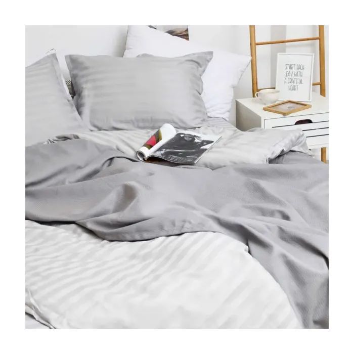 Постельное белье Tiare 80 Сатин Страйп Цветной двуспальный (80 Stripe_dv) изображение 3