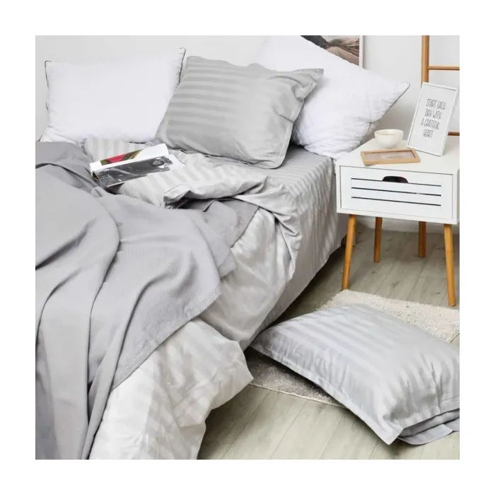 Постельное белье Tiare 80 Сатин Страйп Цветной двуспальный (80 Stripe_dv) изображение 4