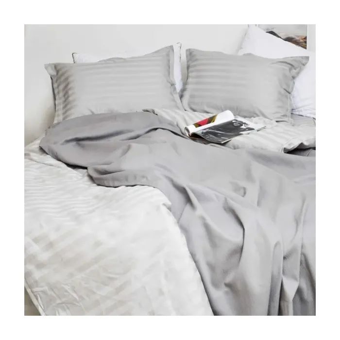 Постельное белье Tiare 80 Сатин Страйп Цветной двуспальный (80 Stripe_dv) изображение 5