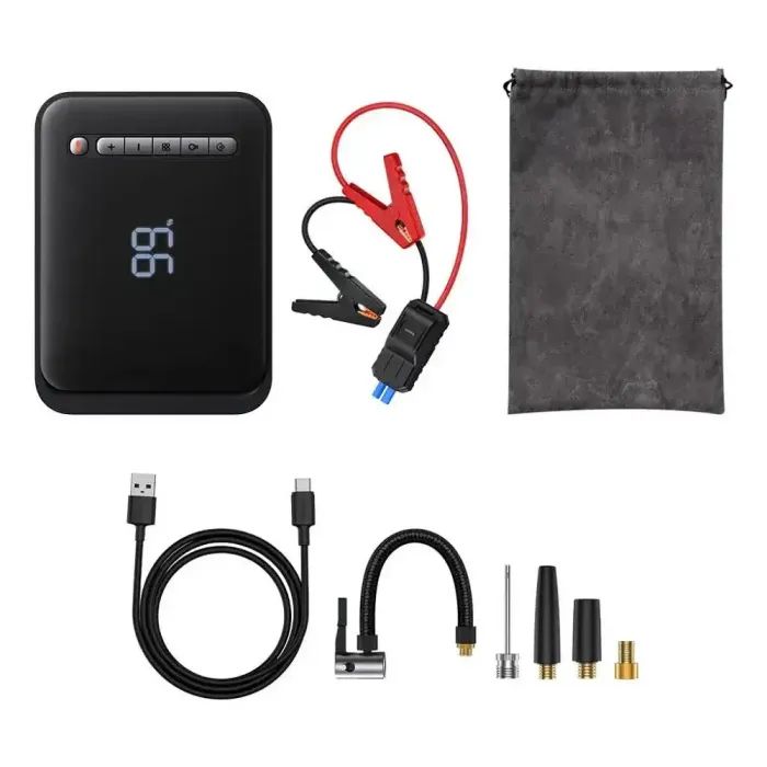 Пуско зарядное устройство Baseus Super Energy 2-in-1 Jump Starter1000ABlack (CGCN000001) изображение 5