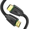 Кабель мультимедийный HDMI M to HDMI M 2.0m braided HD118 black UGREEN (40410)
