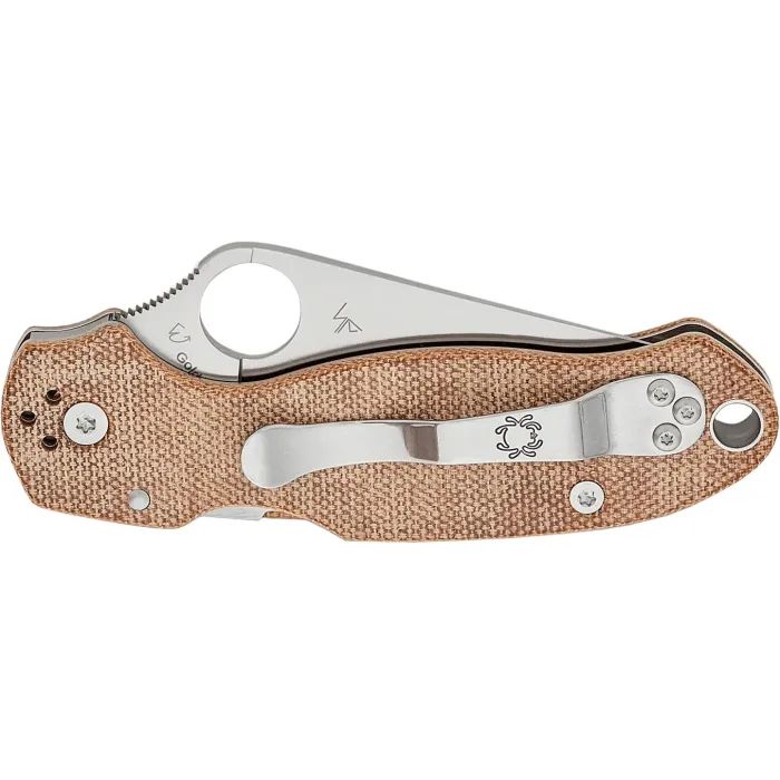 Нож Spyderco Para 3 CPM Cru-Wear Micarta Brown (C223MPCW) изображение 4