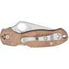 Нож Spyderco Para 3 CPM Cru-Wear Micarta Brown (C223MPCW) изображение 4