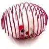 Іграшка для котів Hippie Pet М'ячик з мишкою рожевий 7 см (HIPCT2304027RO)