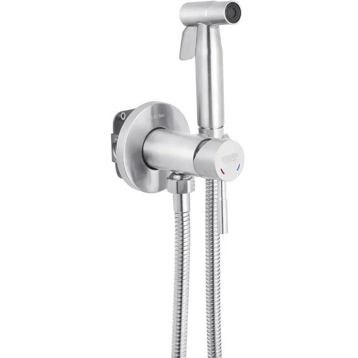 Душовий гарнітур Kroner Edelstahl Klassisch-ESG063 + змішувач Edelstahl Klassisch-ESG010 + змішувач Edelstahl Klassisch (CVS30192) зображення 9