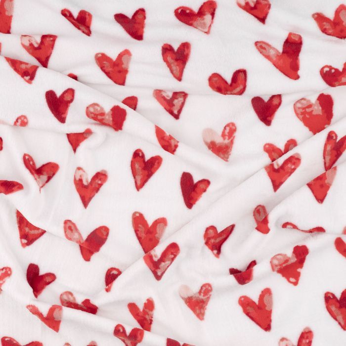 Плед Ardesto Flannel 160х200см, 100% полиэстер, сердечки (ART0125PB) изображение 3