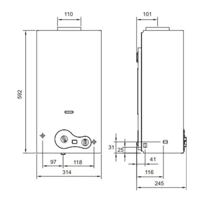 Проточный водонагреватель Atlantic by Innovita NTR 11 iD (800218) изображение 8