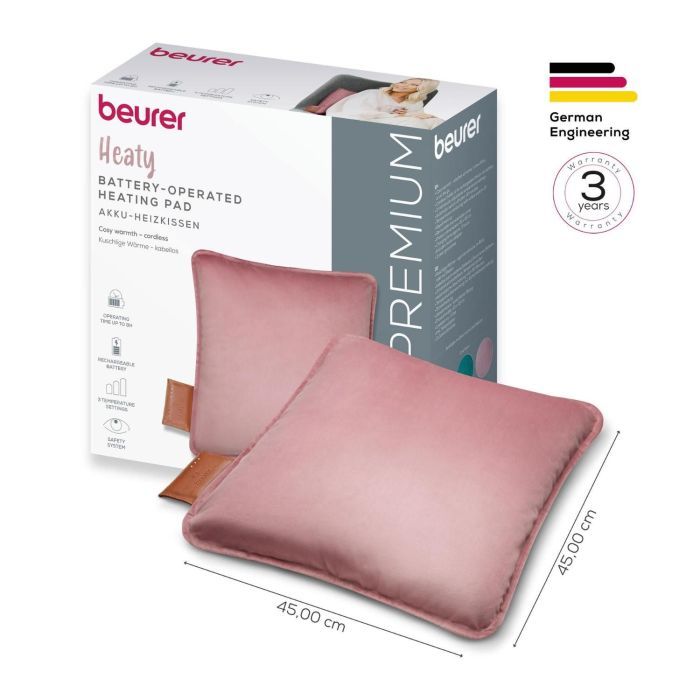 Електрогрілка Beurer HK 77 Heaty blush-rose зображення 4