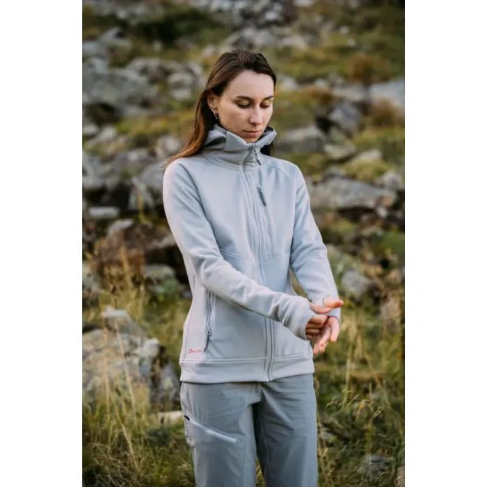 Кофта Turbat Peak Wmn vapor grey - L - світло-сірий (012.004.3948) зображення 9
