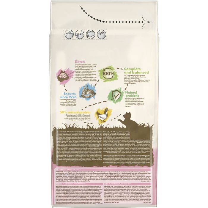 Сухой корм для кошек Purina Cat Chow Kitten с курицей 1.5 кг (5997204513984) изображение 4