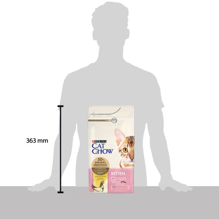 Сухой корм для кошек Purina Cat Chow Kitten с курицей 1.5 кг (5997204513984) изображение 5