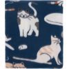 Плед Ardesto Fleece 100% полиэстер, котик, синий 130х160 см (ART0725PB) изображение 3