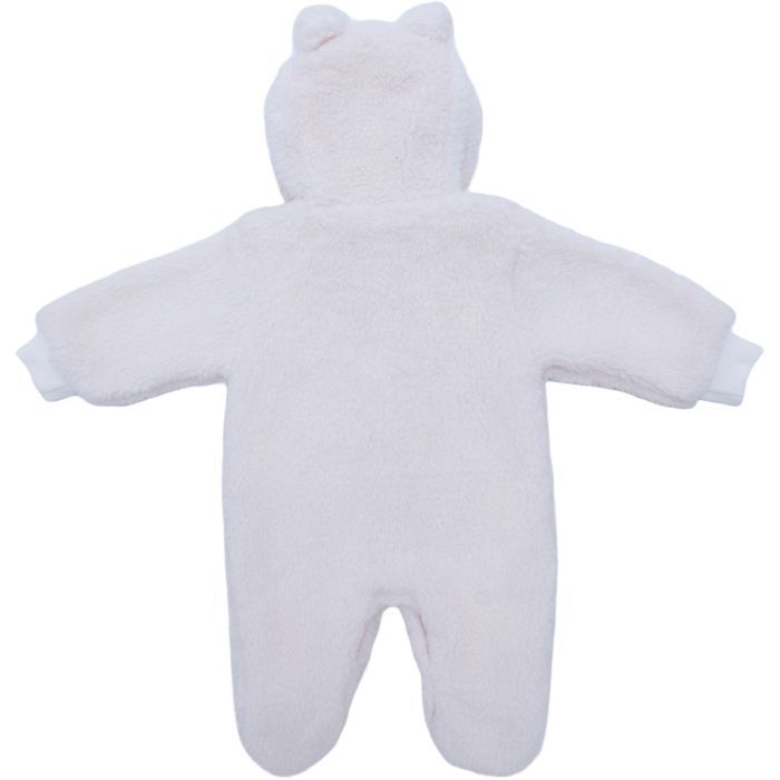 Комбинезон детский HAPPY TOT утепленный на молнии велюр (755B-62-cream) изображение 2