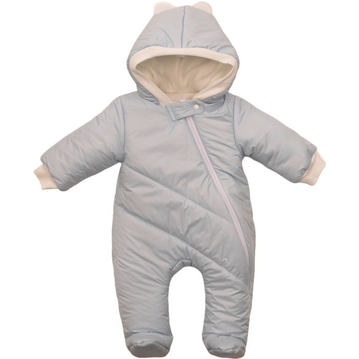 Комбинезон детский HAPPY TOT утепленный на молнии (755-62-blue)