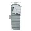 Спальный мешок Naturehike з капюшоном із мішком для зберігання M300 CNK2350WS023, сірий, правий (6927595775981) изображение 3