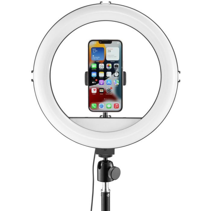 Набор блогера Hama Smartphone Tripod Steady-120 V2, 185см, Bluetooth, LED ring (00004659) изображение 11