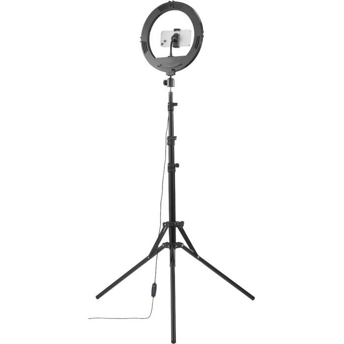 Набор блогера Hama Smartphone Tripod Steady-120 V2, 185см, Bluetooth, LED ring (00004659) изображение 5