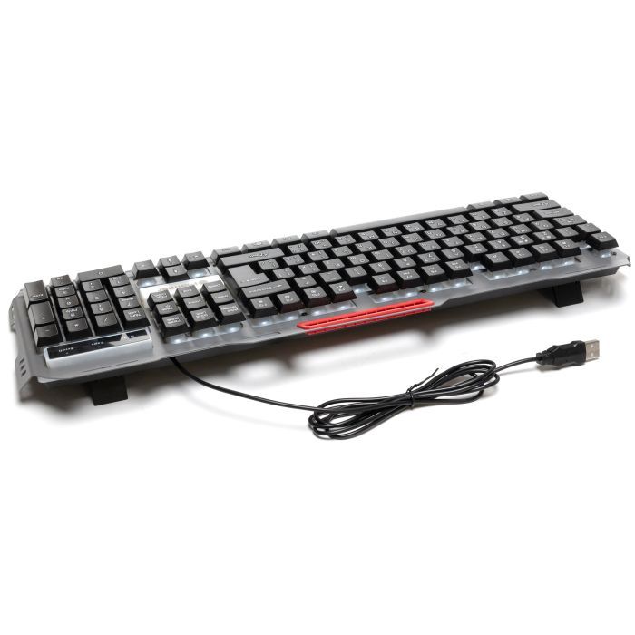 Клавиатура Hölmer K-02GS RGB Backlight USB UA Black (K-02GS) изображение 5