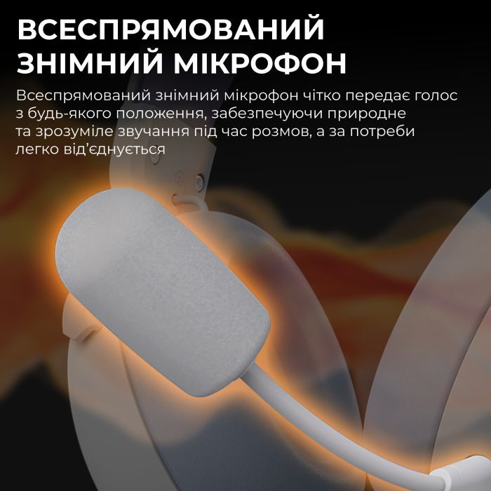 Наушники Ajazz AHM08 MAX 3-Mode White/Purple (AHM08-MAX-PWB) изображение 14