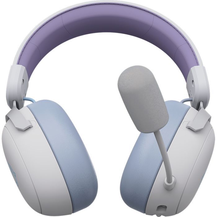 Наушники Ajazz AHM08 MAX 3-Mode White/Purple (AHM08-MAX-PWB) изображение 3