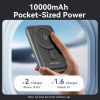 Батарея универсальная VENTION Magnetic Wireless 10000mAh 20W PD USB-C In/Out, QI-15W Black (FHNB0) изображение 5