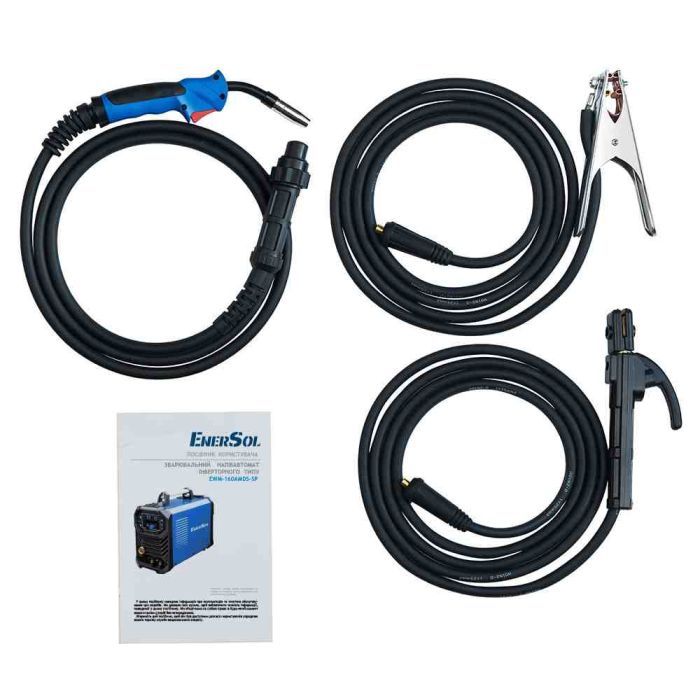 Зварювальний апарат Enersol напівавтомат інверторний, струм 20-160 A, 7.2кВт (EWM-160AMDS-SP) зображення 9