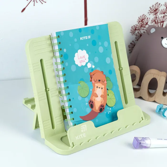 Підставка для книг Kite пластикова, зелена (K25-330-2) зображення 4