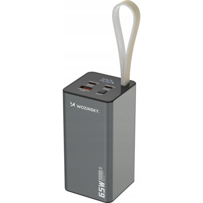 Батарея універсальна Wozinsky 30000mAh, K65+ 65W 30000mAh 2*USB-C, USB-A (5907769364457) зображення 3