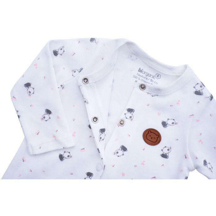 Человечек детский Bibaby с мишками (60528-50-cream) изображение 3