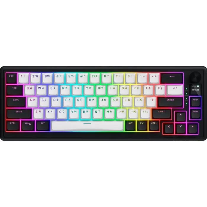 Клавиатура Hator Skyfall 65 MAG Ultima 8K Wireless/Bluetooth/USB UA Black/White (HTK3860UA)