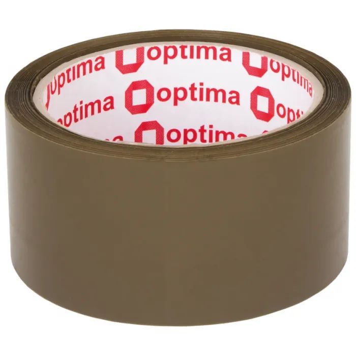 Скотч Optima 48 мм х 50 м х 43 мкм Extra, коричневый (O45327)
