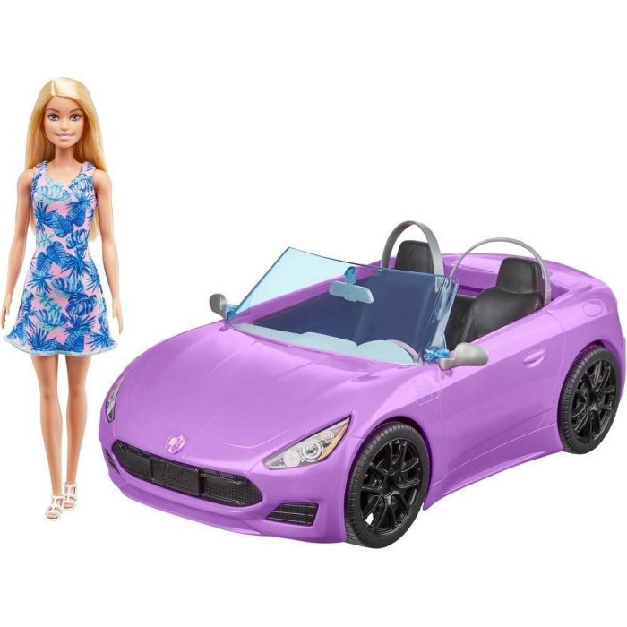 Ігровий набір Barbie Бузковий кабріолет мрії з лялькою Barbie (HBY29)