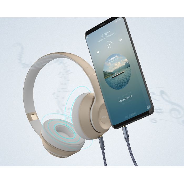 Кабель мультимедійний 3.5mm M to 3.5mm M 1.2m gray Essager (EYP35-DY0G) зображення 5