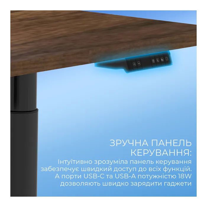 Компьютерный стол Sihoo D05 Walnut/Black (D05-104/D05-107) изображение 8