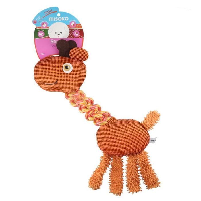 Игрушка для собак MISOKO&CO Банджи жираф 47 см (HANYT125392)