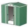 Садовий будиночок Duramax металевий Eco 202х122х181 см зелений-білий (5178) зображення 12