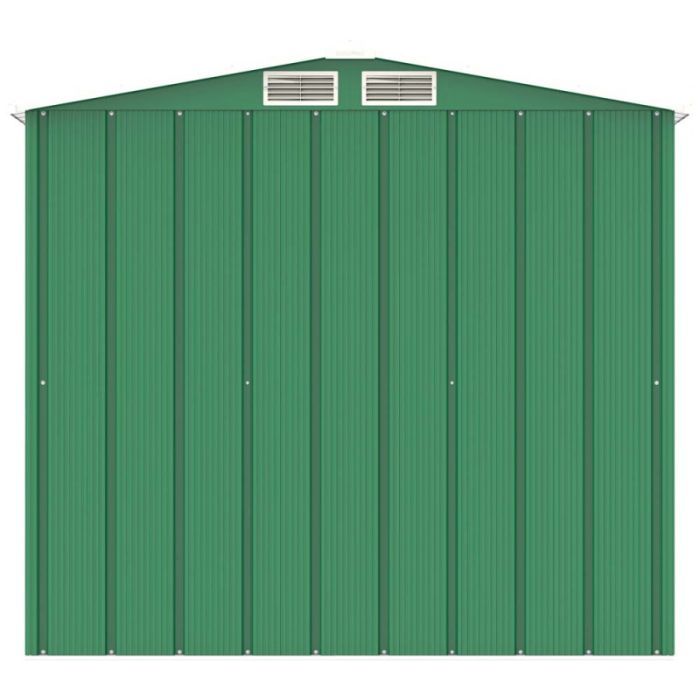 Садовий будиночок Duramax металевий Eco 202х122х181 см зелений-білий (5178) зображення 7